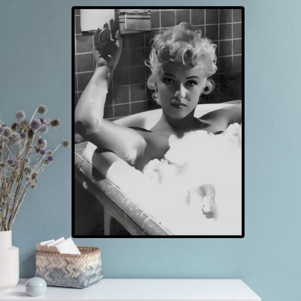COPY - Marilyn Monroe Vintage Bathroom Art Print *Set*  ! Rare Wall Decor - Picture 2 of 4